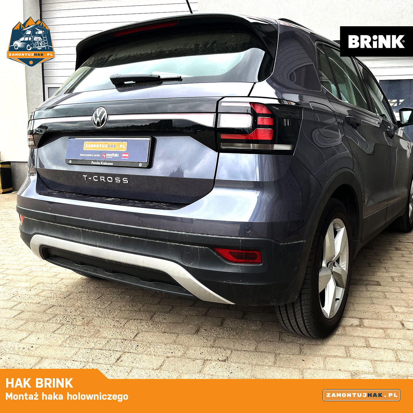 vw t-cross hak brink od zamontujhak